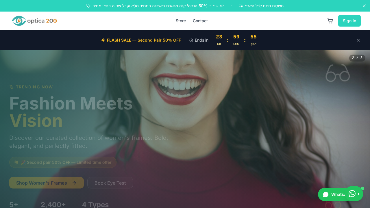 Optica 200 template preview
